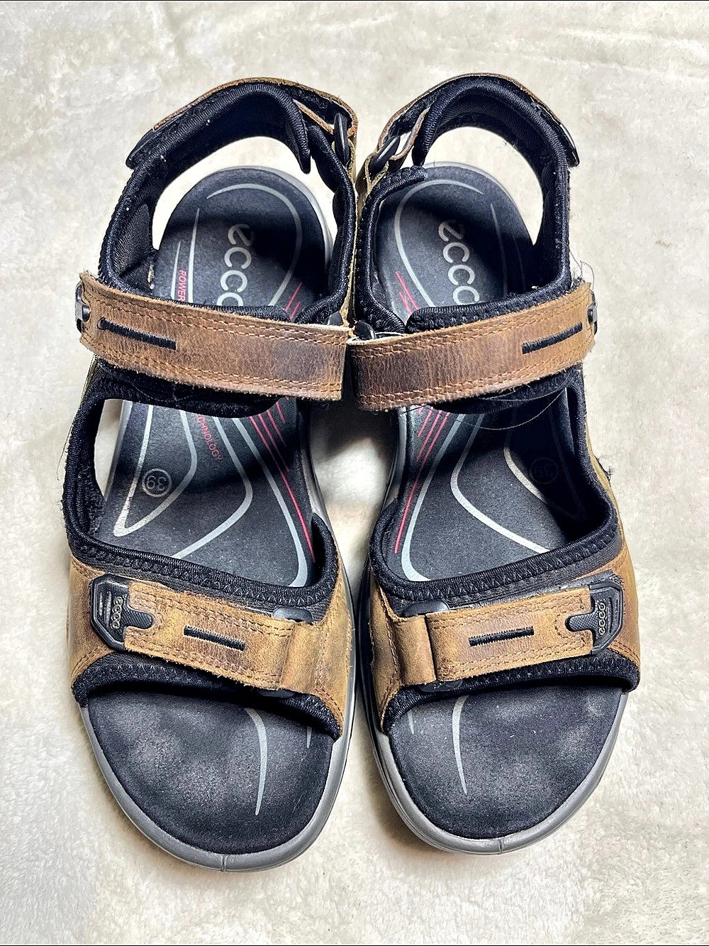 ECCO Offroad Hiking Sandal Brown & Black EU 39